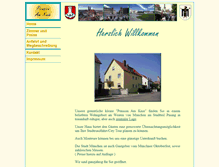 Tablet Screenshot of pension-am-knie.de